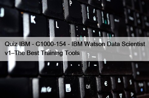 Quiz IBM - C1000-154 - IBM Watson Data ...